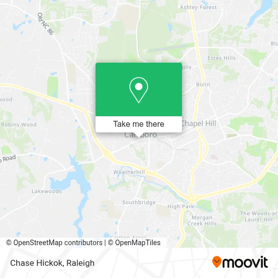 Chase Hickok map
