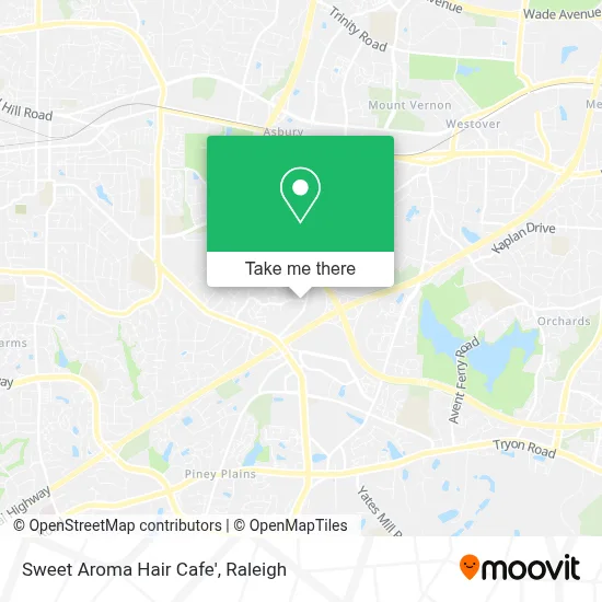 Sweet Aroma Hair Cafe' map
