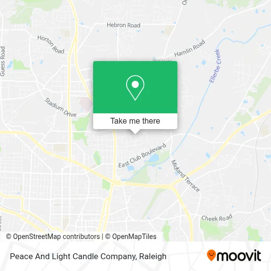 Peace And Light Candle Company map