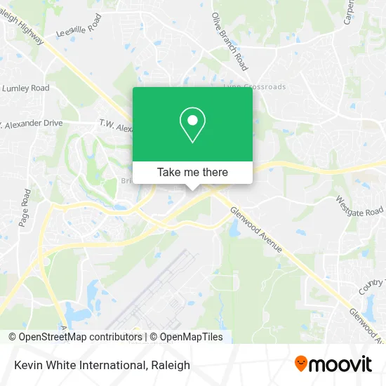 Kevin White International map