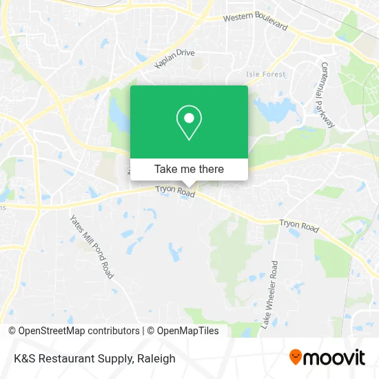 K&S Restaurant Supply map