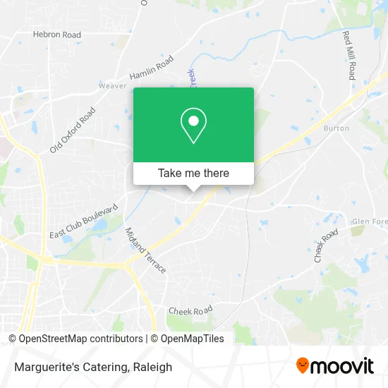 Marguerite's Catering map
