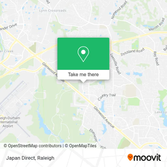 Japan Direct map