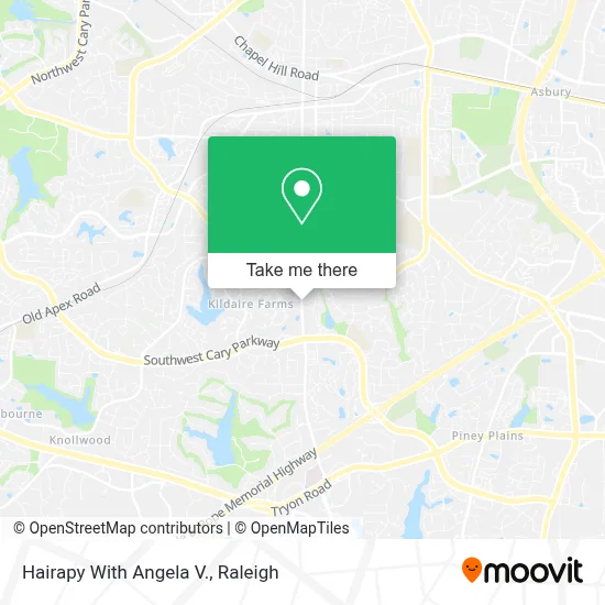 Hairapy With Angela V. map