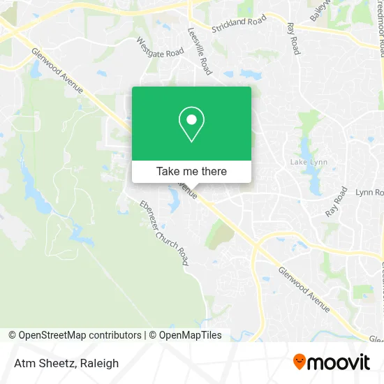 Atm Sheetz map