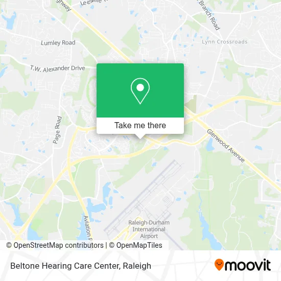 Beltone Hearing Care Center map