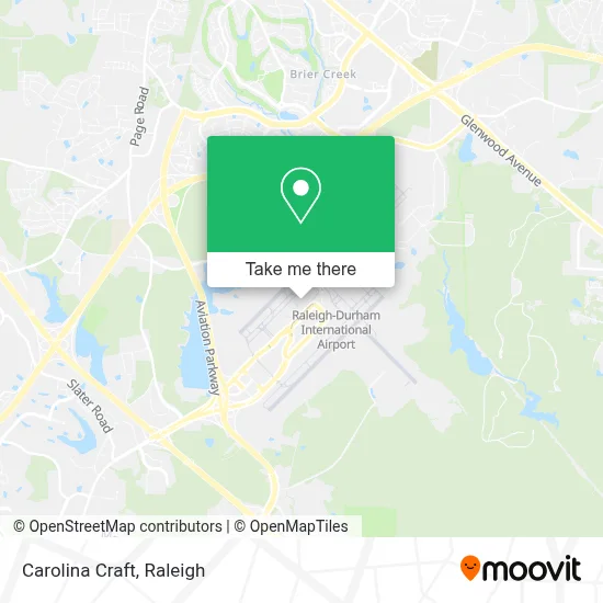 Carolina Craft map