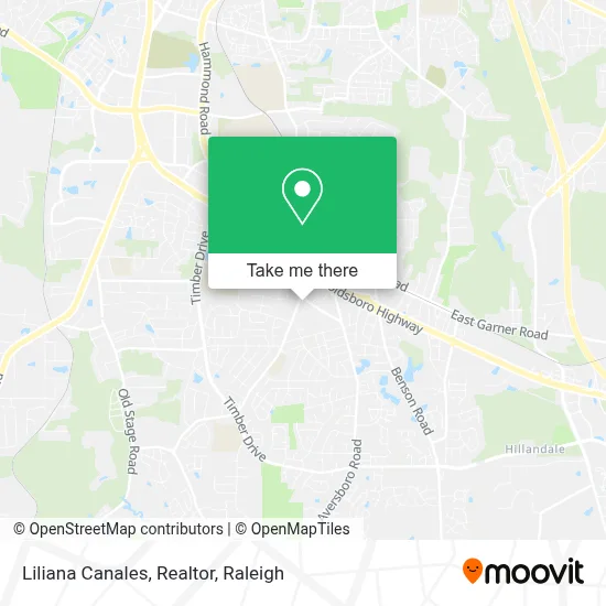 Liliana Canales, Realtor map