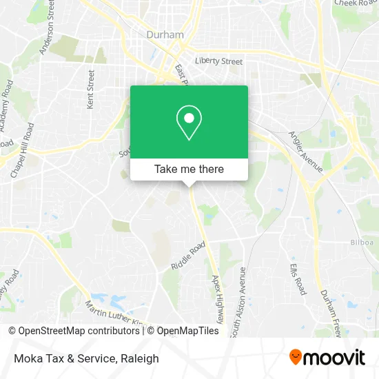 Moka Tax & Service map