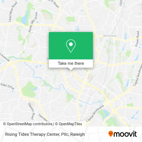 Rising Tides Therapy Center, Pllc map