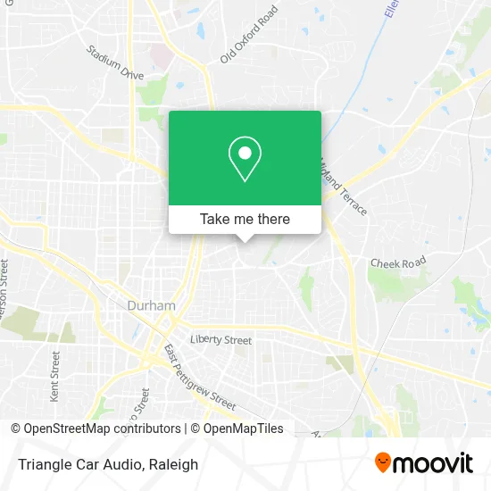 Triangle Car Audio map