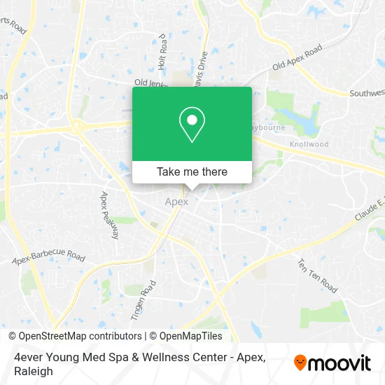 4ever Young Med Spa & Wellness Center - Apex map