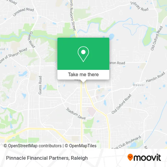 Pinnacle Financial Partners map
