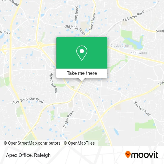 Apex Office map