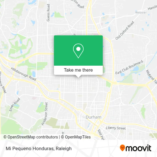 Mi Pequeno Honduras map