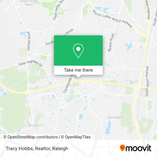 Tracy Hobbs, Realtor map