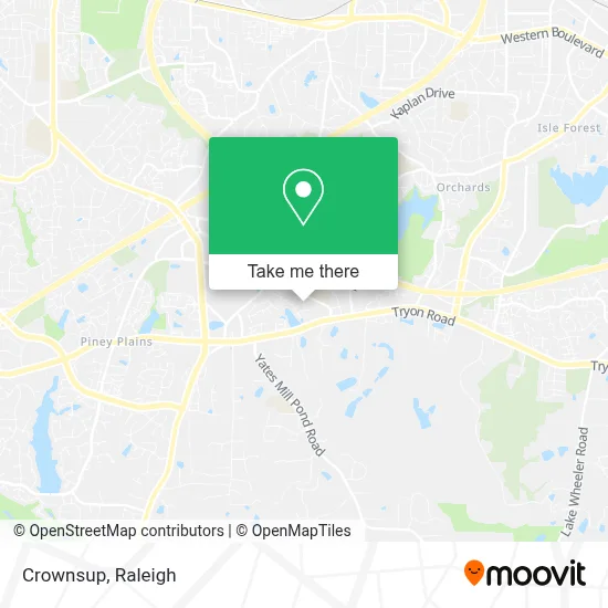 Crownsup map