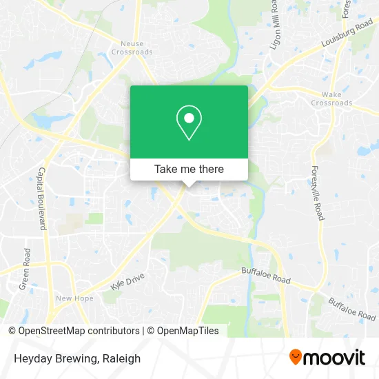 Heyday Brewing map