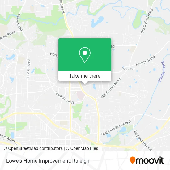 Lowe's Home Improvement map