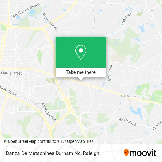 Danza De Matachines Durham Nc map