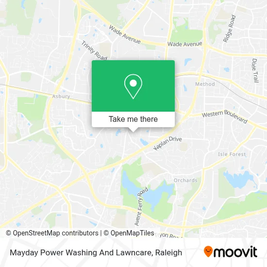 Mayday Power Washing And Lawncare map