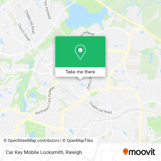Car Key Mobile Locksmith map