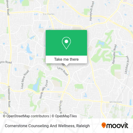 Cornerstone Counseling And Wellness map
