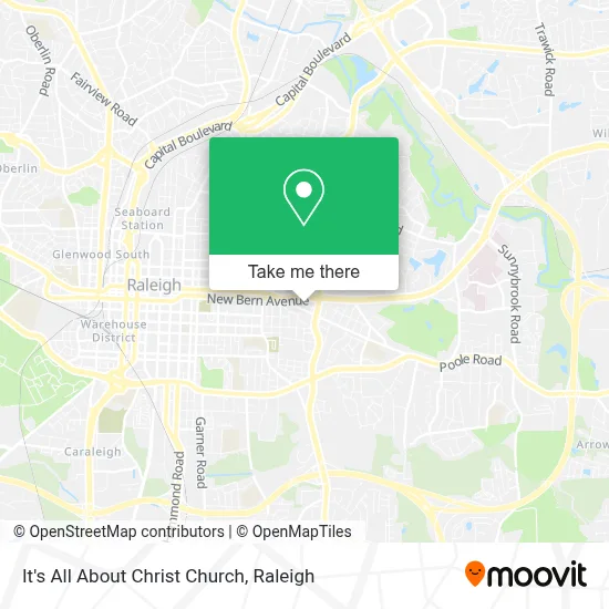 It's All About Christ Church map
