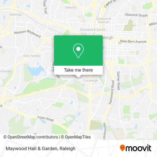 Maywood Hall & Garden map