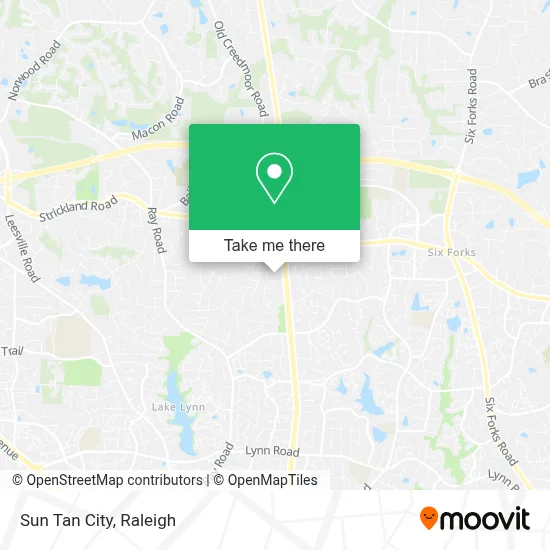 Sun Tan City map