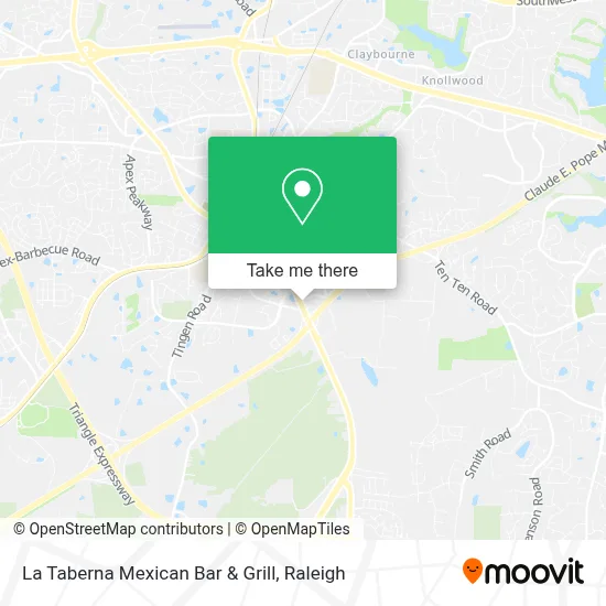 La Taberna Mexican Bar & Grill map