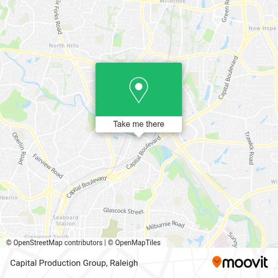 Capital Production Group map