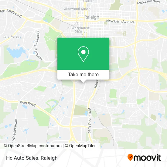 Hc Auto Sales map