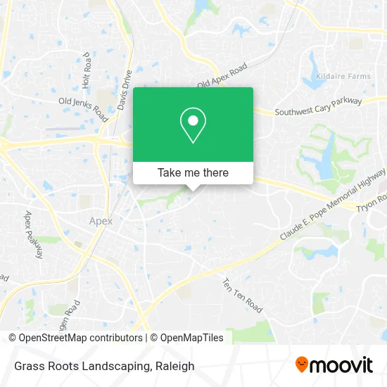 Grass Roots Landscaping map