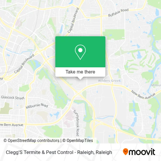 Clegg’S Termite & Pest Control - Raleigh map
