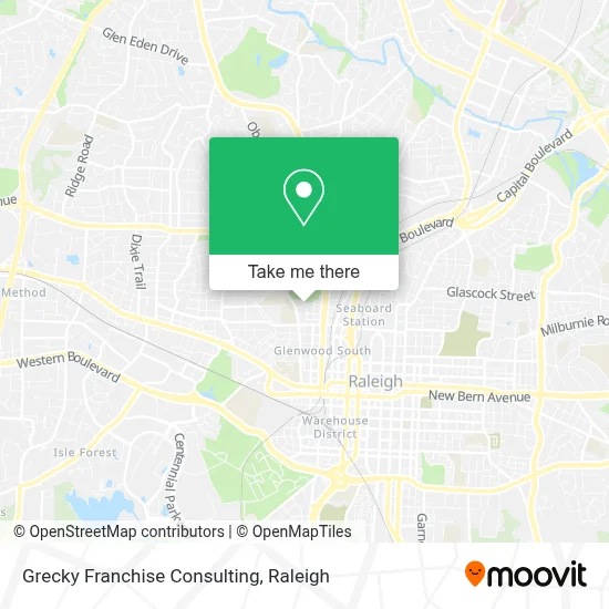 Grecky Franchise Consulting map