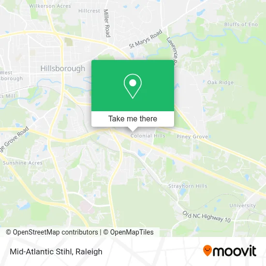 Mid-Atlantic Stihl map