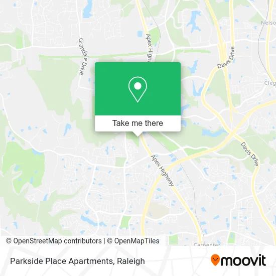 Parkside Place Apartments map