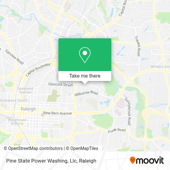 Pine State Power Washing, Llc map