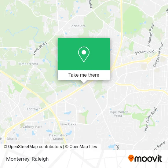 Monterrey map