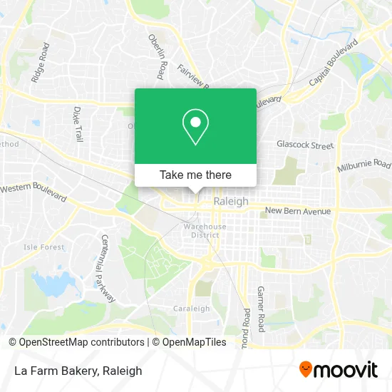La Farm Bakery map
