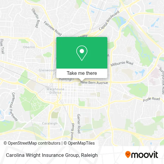 Carolina Wright Insurance Group map