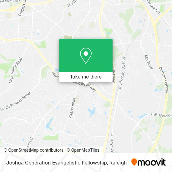 Joshua Generation Evangelistic Fellowship map