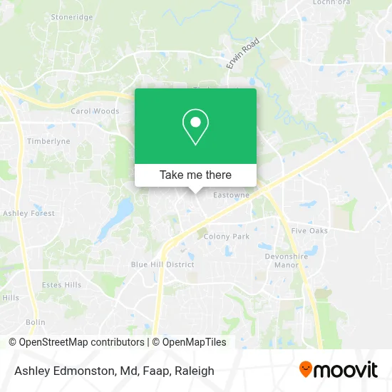 Ashley Edmonston, Md, Faap map