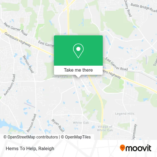 Hems To Help map