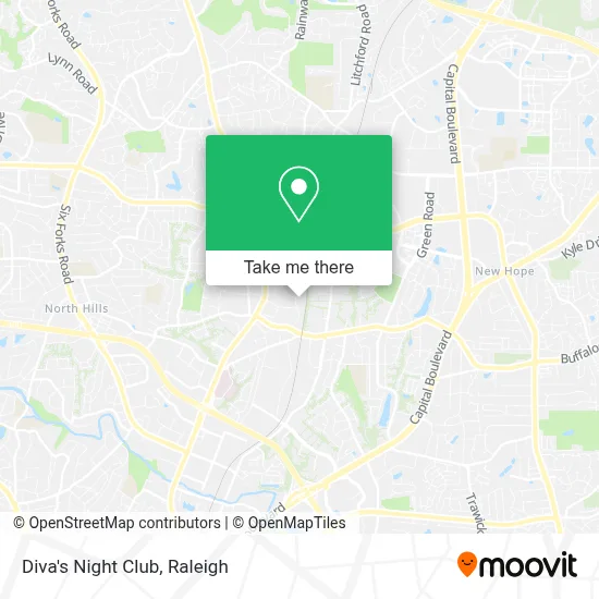 Diva's Night Club map