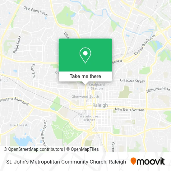 St. John's Metropolitan Community Church map