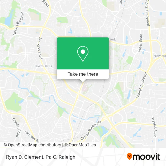 Ryan D. Clement, Pa-C map