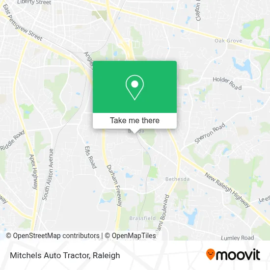 Mitchels Auto Tractor map