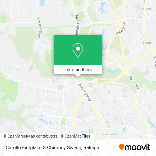 Mapa de Carrillo Fireplace & Chimney Sweep